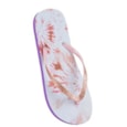 Ladies Tie Dye Print Flip Flops Orange Ladies Tie Dye Print Flip Flops Orange