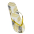 Ladies Palm Tree Flip Flops Gold Ladies Palm Tree Flip Flops Gold