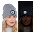 rjm Ladies Grey Led Beanie Hat rjm Ladies Grey Led Beanie Hat