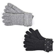 Ladies Sequin Cuff Gloves (GL894)