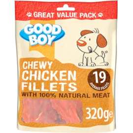 Good Boy Deli Treats Chewy Chicken Fillets 320g Good Boy Deli Treats Chewy Chicken Fillets 320g