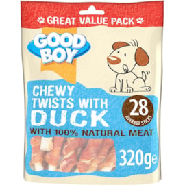 Good Boy Deli Treats Chewy Twists with Duck 320g Good Boy Deli Treats Chewy Twists with Duck 320g