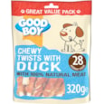 Good Boy Deli Treats Chewy Twists with Duck 320g