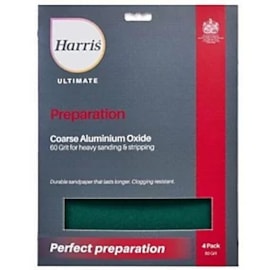 Harris Ultimate Aluminium Oxide Paper Coarse 4pk