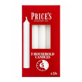 Prices Household Candles 5s
