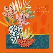 Lily Floral Birthday Card (II1260)