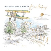 Up Up And Away Birthday Card (II1286)
