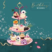 High Tea Celebrations Birthday Card (IJ0125)