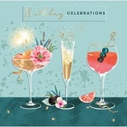Cocktails Celebrations Birthday Card (IJ0130)