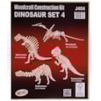 Dinosaur Set 4 Woodcraft Construction Kit