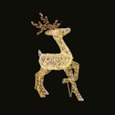 Premier White Metal Flexibrights Reindeer 1.1m