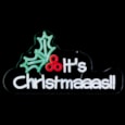 Premier It's Christmaaas Hanging Lit Neon Sign 45cm Premier It's Christmaaas Hanging Lit Neon Sign 45cm