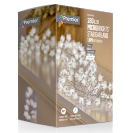 Premier 280 M-a Pin Wire Garland Lights White