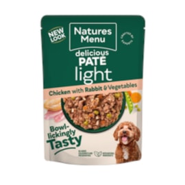Natures Menu Cooked Food Pouches For Dogs Rabbit & Chicken 300g