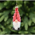 Festive Glass Gonk With Red Hat 12cm Festive Glass Gonk With Red Hat 12cm