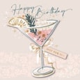 Ling Design Birthday Cocktail Birthday Card Ling Design Birthday Cocktail Birthday Card