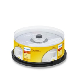 Philips 25 Disc Recordable Cd Cd-r80 Spindle Philips 25 Disc Recordable Cd Cd-r80 Spindle