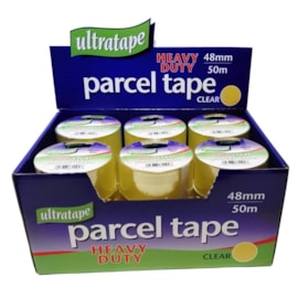 Ultratape Clear Parcel Tape 48mm x 50m Ultratape Clear Parcel Tape 48mm x 50m