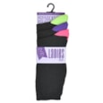 Ladies 3 Pack Contrast Heel Sock (SK242A)