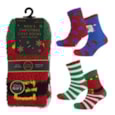 Mens 2 Pack Christmas Cosy Socks Mens 2 Pack Christmas Cosy Socks