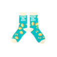 Miss Sparrow Youre The Zest Socks Turquoise (SKS276TURQUOISE)