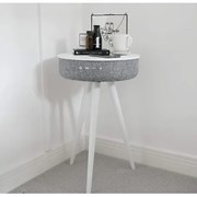 Steepletone Bluetooth Speaker Table w Surround Sound (TABBLUE TWS WHITE)