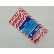 Striped Red Paper Straws 50s Striped Red Paper Straws 50s