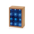 24 Multi Finish Baubles Midnight Blue 60mm