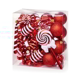 35pc Sweet & Mix Shape Multipack Red-white 35pc Sweet & Mix Shape Multipack Red-white