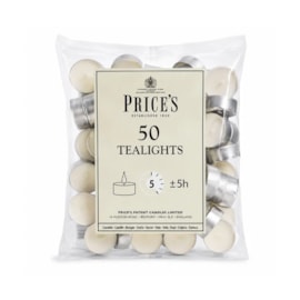 Prices White Tealights Bag 50's