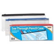 Tiger Clear Exam Pencil Case 33cm Tiger Clear Exam Pencil Case 33cm