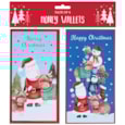 Santa Snow Money Wallets 4pk Santa Snow Money Wallets 4pk