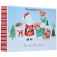 Santa Snow Scene Shopper Xlarge Santa Snow Scene Shopper Xlarge