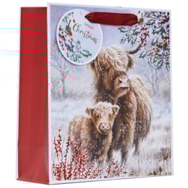 Highland Cow Gift Bag Medium Highland Cow Gift Bag Medium
