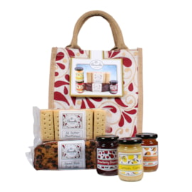 Bramble Jute Medium Red Sweet Hamper Bag