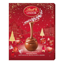 Lindt Lindor Milk Chocolate Advent Calendar 235g