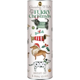 Grandma Wild's Furry Christmas Chocolate Chip & Orange Biscuits Tube 200g Grandma Wild's Furry Christmas Chocolate Chip & Orange Biscuits Tube 200g