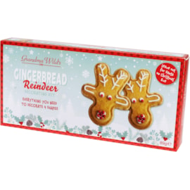 Grandma Wild's Gingerbread Reindeer Decorating Kit 89g