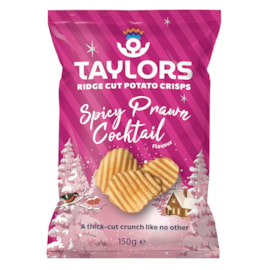 Taylors Spicy Prawn Cocktail Crisps 150g Taylors Spicy Prawn Cocktail Crisps 150g