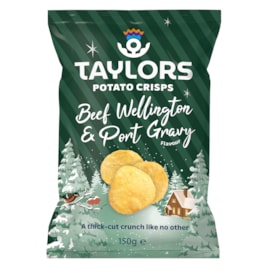 Taylors Beef Wellington & Port Gravy Crisps 150g Taylors Beef Wellington & Port Gravy Crisps 150g