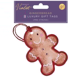 Gingerbread 8pk Tags