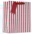 Christmas Stripe Gift Bag Medium
