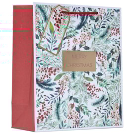 Festive Foliage Gift Bag Medium Festive Foliage Gift Bag Medium
