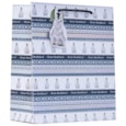 Penguin Fairisle Gift Bag Medium
