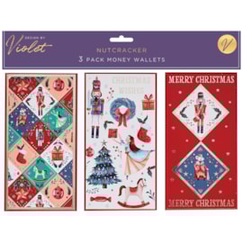 Nutcracker 3pk Money Wallets