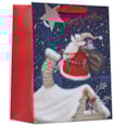 Jolly Santa Gift Bag Large Jolly Santa Gift Bag Large