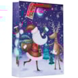 Santa & Rudolph Gift Bag Xlarge Santa & Rudolph Gift Bag Xlarge