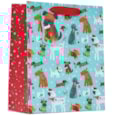 Christmas Pups Gift Bag Medium Christmas Pups Gift Bag Medium