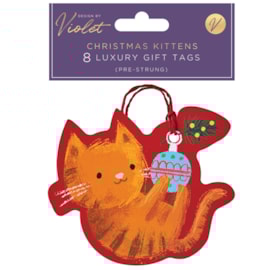Christmas Kitten 8pk Gift Tags Christmas Kitten 8pk Gift Tags