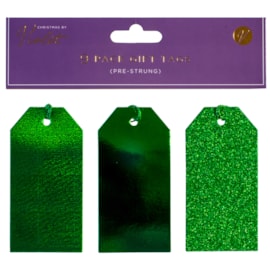 9pk Green Gift Tags 9pk Green Gift Tags